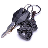 Porte Clé Dragon Bois D'Ébène