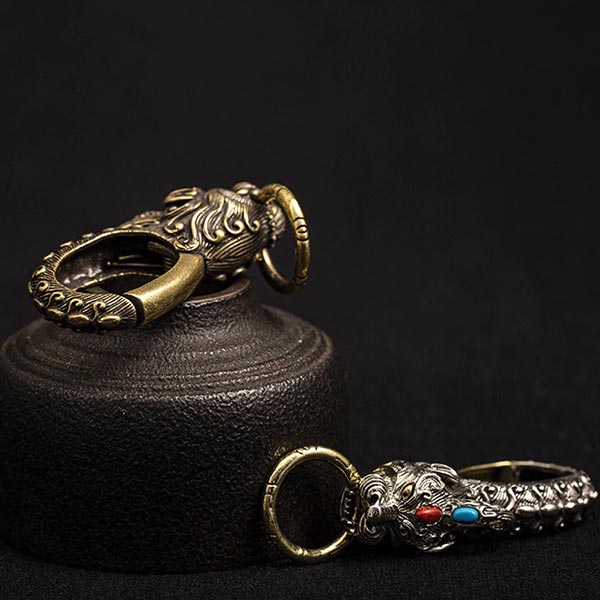 Porte Clé Dragon Feng Shui