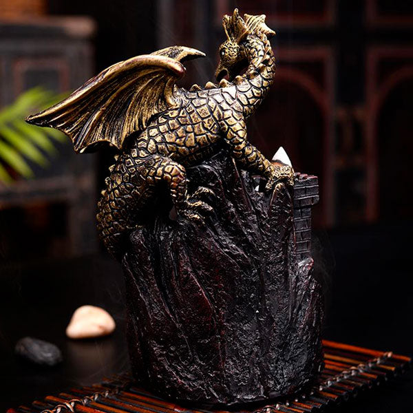 Porte Encens Dragon Château