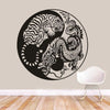 Sticker Dragon Tigre Yin Yang