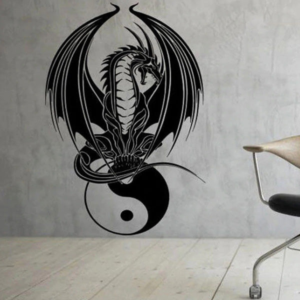 Sticker Dragon Yin Yang
