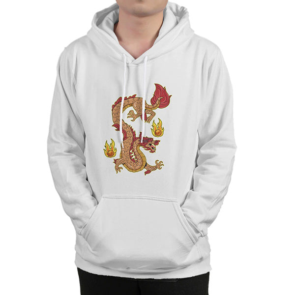 Sweat À Capuche Dragon Japonais