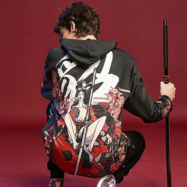 Sweat À Capuche Samouraï