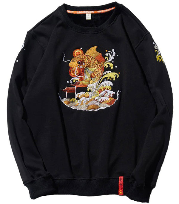 Sweat Carpe Koï Orange