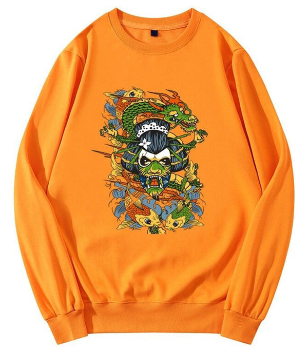 Sweat dragon carpe koi imprime