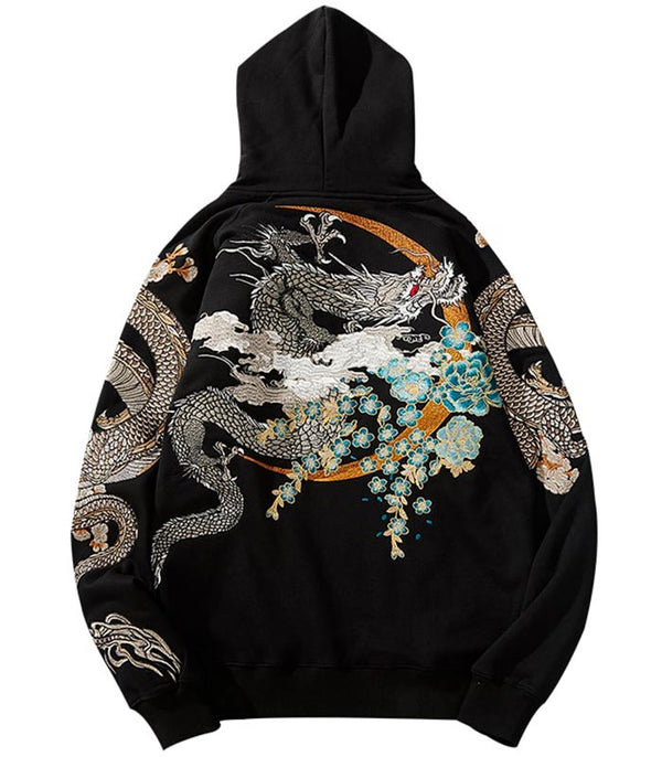 Sweat dragon chinois femme