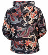 Sweat dragon chinois fleuri