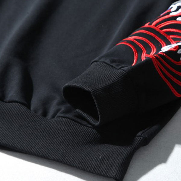 Sweat Dragon Chinois Rouge