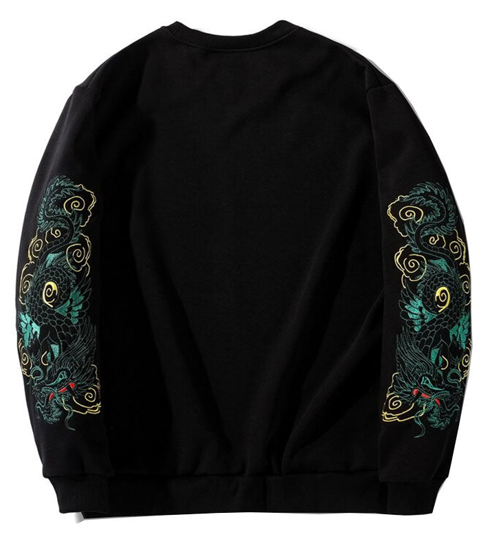 Sweat Dragon Chinois Verdoyant