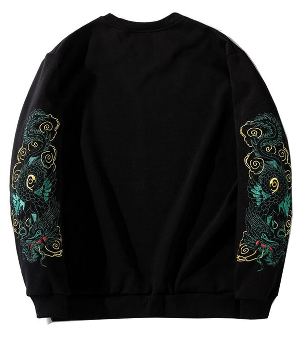 Sweat Dragon Chinois Verdoyant