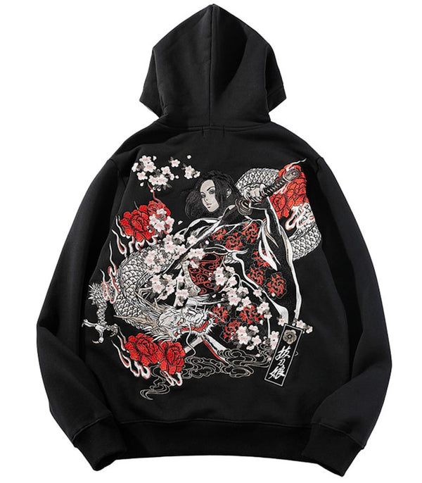 Sweat dragon femme japonaise