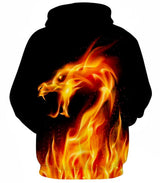 Sweat dragon flamme