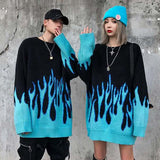Sweat Dragon Flamme Tricot