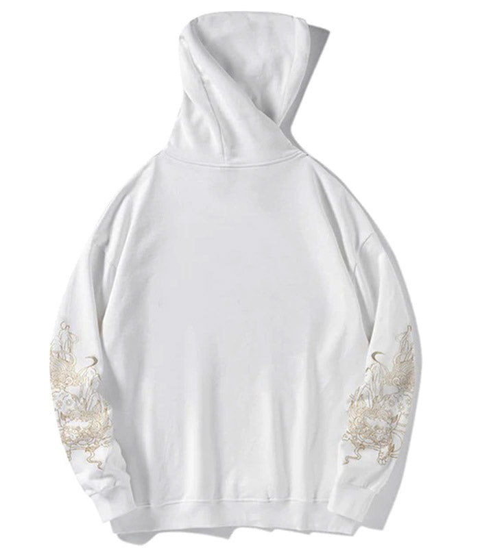 White Japanese Dragon Sweatshirt