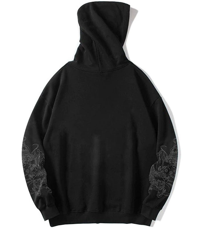 Sweat Dragon Japonais Noir