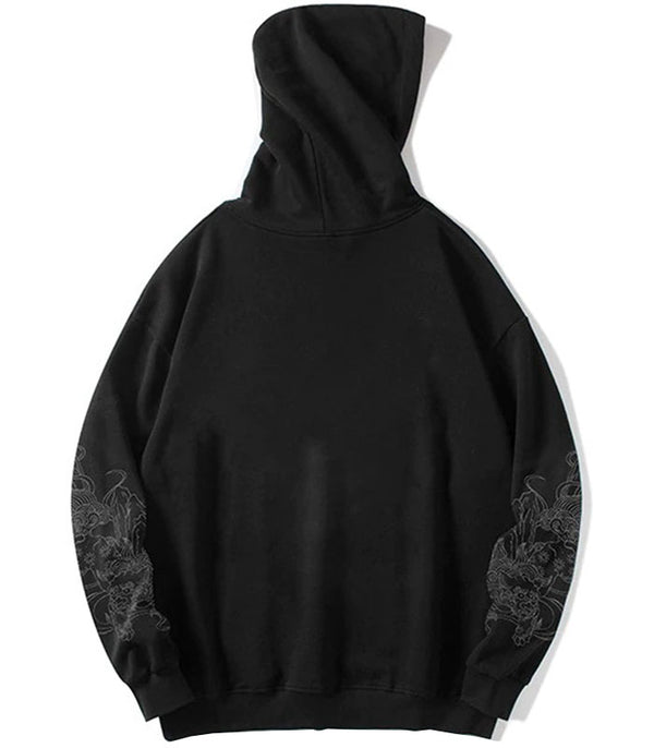 Sweat Dragon Japonais Noir