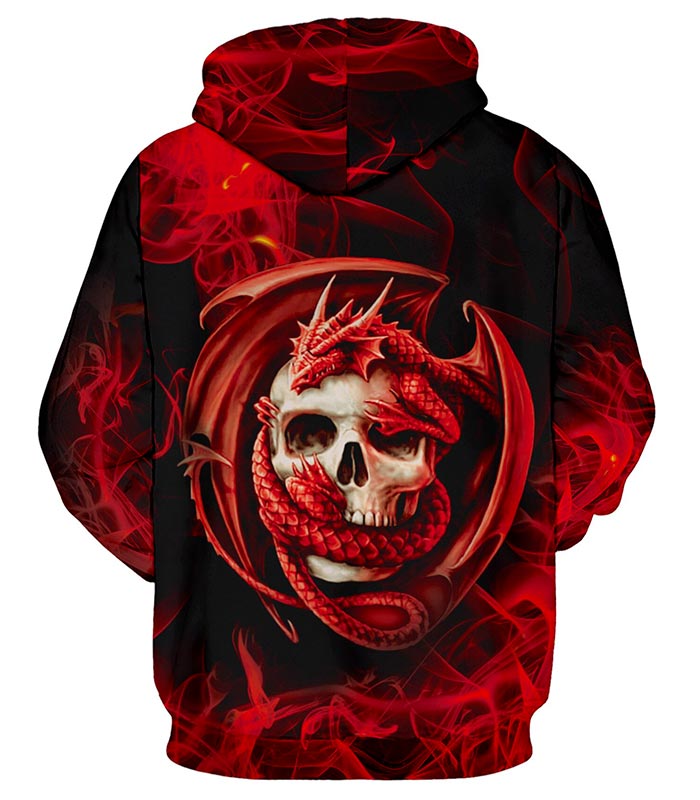 Sweat dragon tête de mort