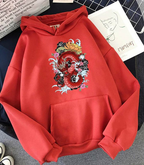 Sweat Imprimé Dragon