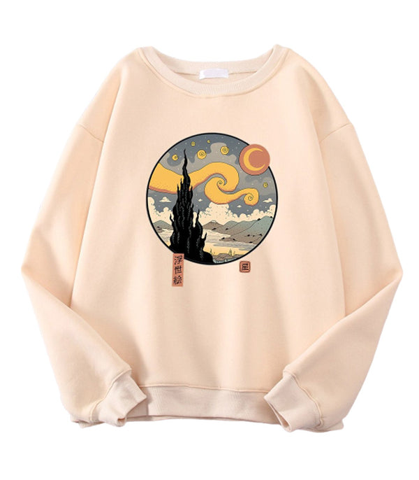 Sweat Dragon Nuit Étoilée Ukiyo-e