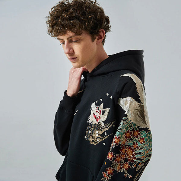 Sweat Dragon Renard À Neuf Queues