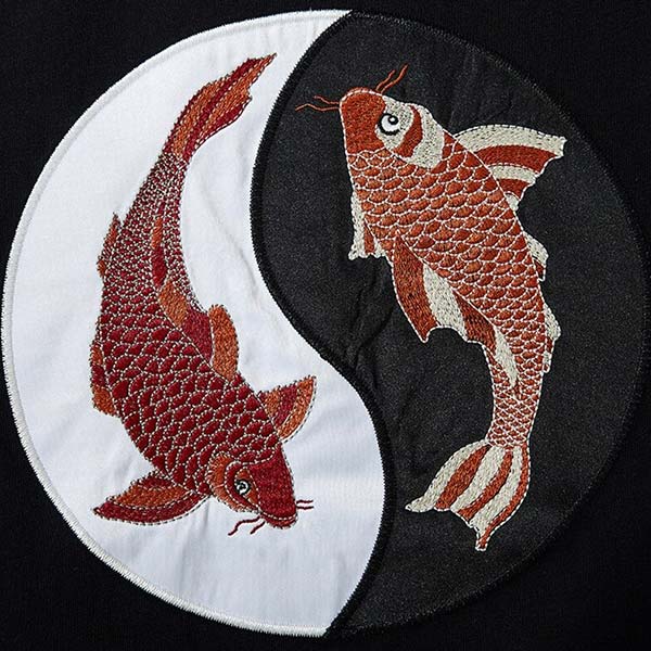 Sweat Dragon Yin Yang Carpe Koï