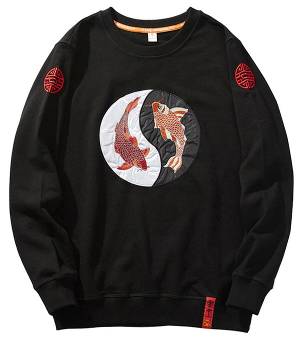 Sweat Yin Yang Carpe Koï