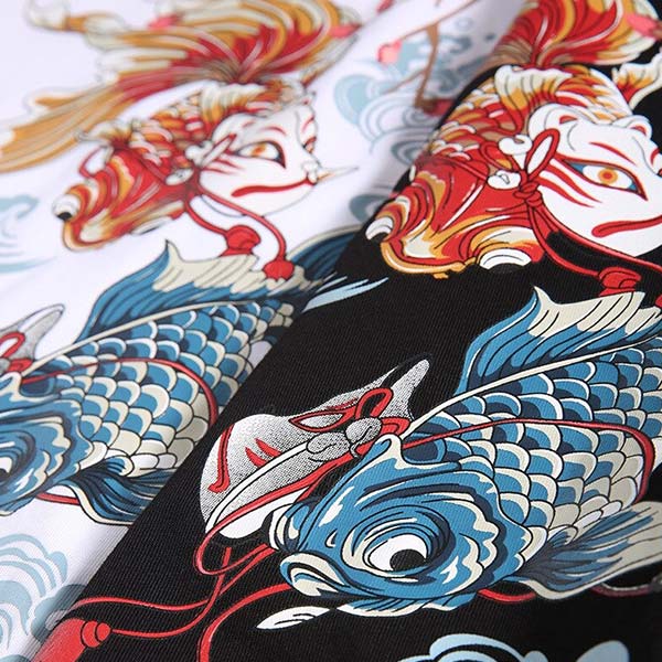 T-Shirt Dragon Carpe Japonaise