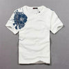 T-Shirt Dragon Carpe Koï Brodé