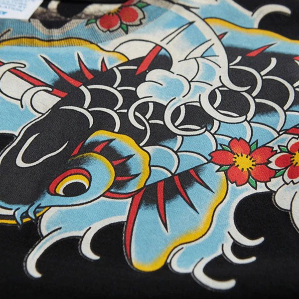T-Shirt Dragon Carpe Koï Coloré
