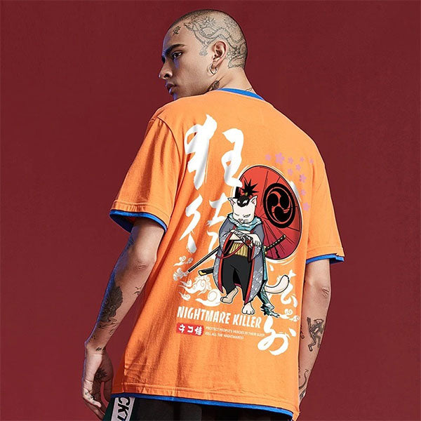 T-Shirt Chat Samourai