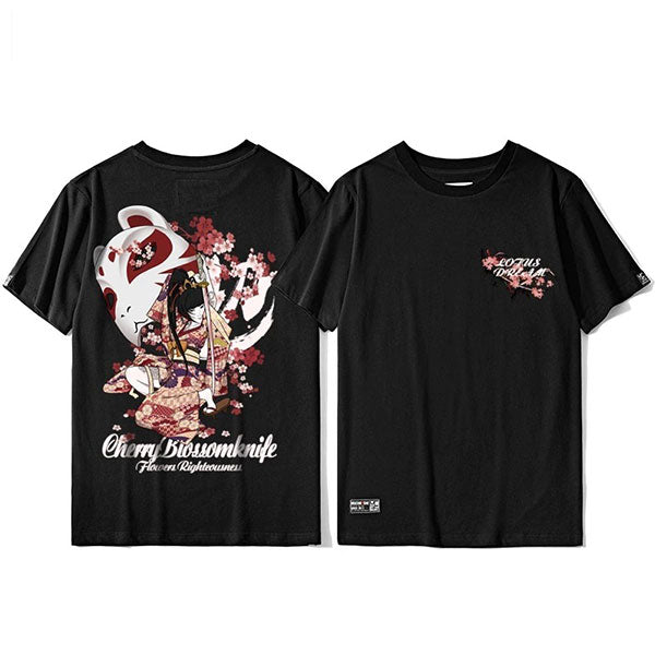 T-Shirt Dragon Cherry Blossom