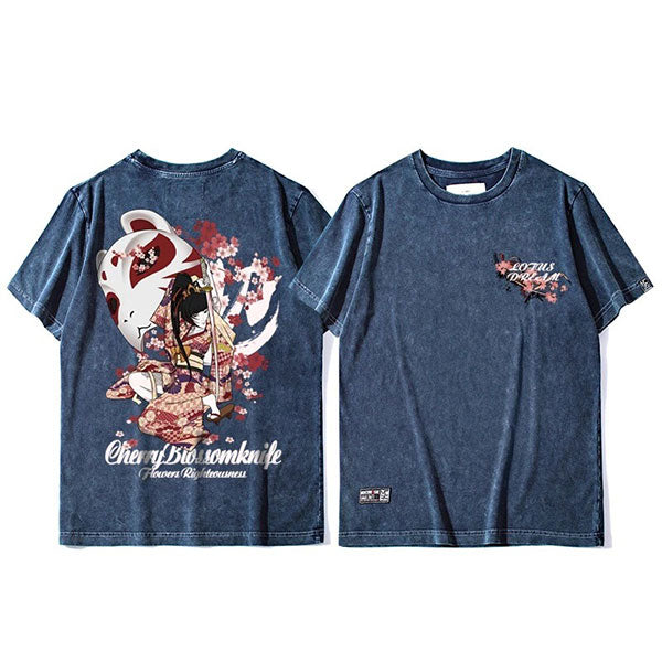 T-Shirt Dragon Cherry Blossom