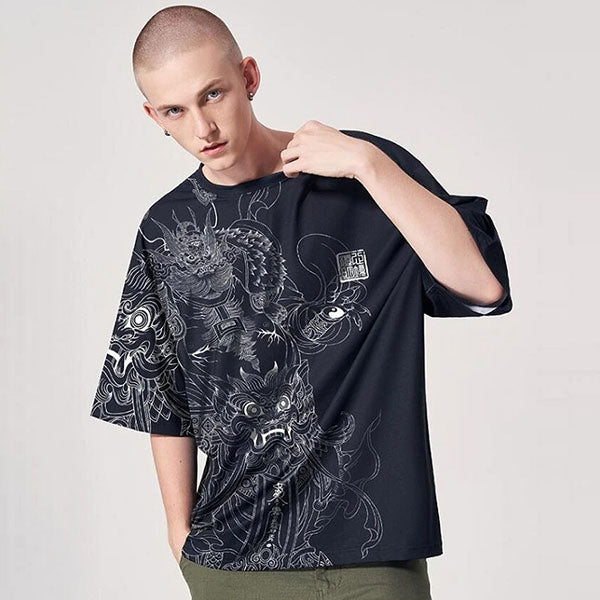 T-Shirt Dong Zhuo Imprimé