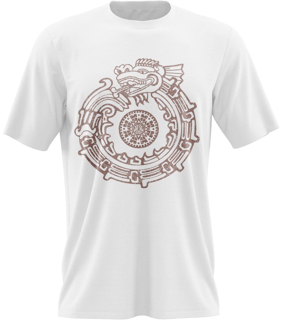 T-shirt dragon aztèque