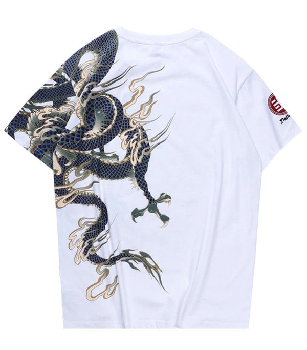 T-Shirt Dragon Blanc