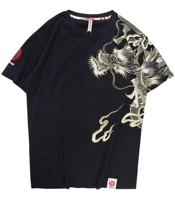 T-Shirt Dragon Blanc