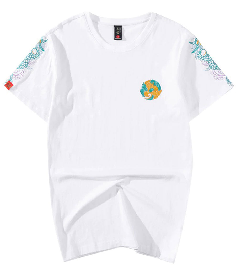T-Shirt Dragon Brodé