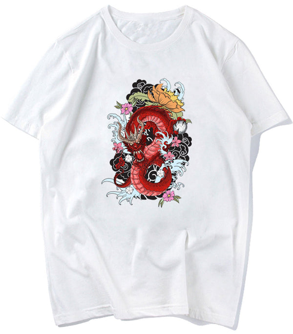 T-Shirt Dragon Chinois Femme