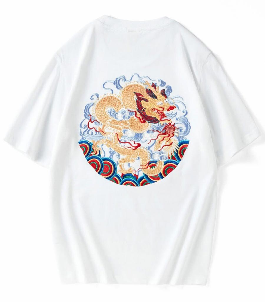 T-Shirt Dragon Chinois Harajuku