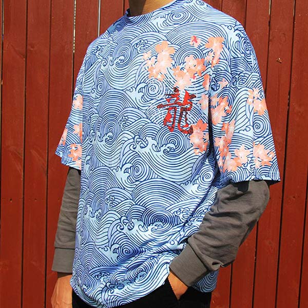 T-Shirt Dragon Chinois Rouge