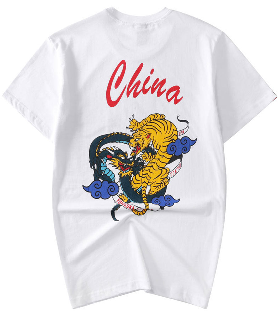 T-Shirt Dragon Chinois Tigre