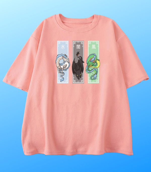 T-Shirt Dragon Dessin Animé