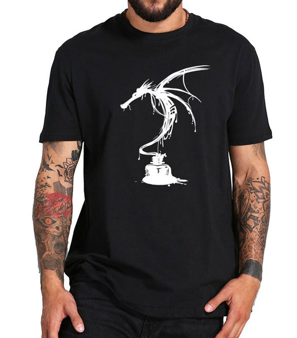 T-Shirt Dragon Encre De Chine