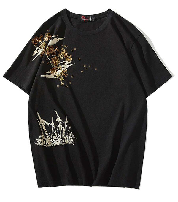 T-Shirt Dragon Femme Samouraï