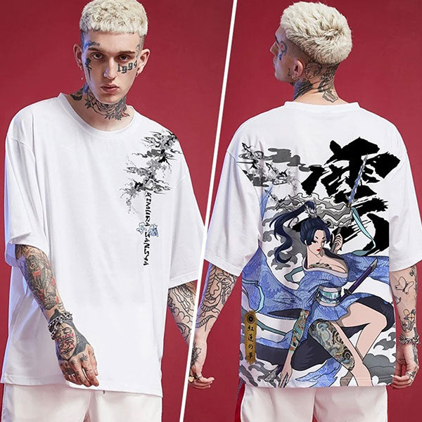 T-Shirt Dragon Femme Tatouée