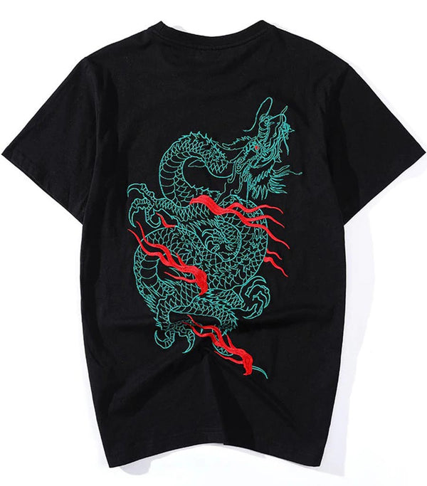 T-Shirt Dragon Japonais Akguuhop