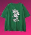 T Shirt Dragon Japonais Blanc