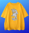 T Shirt Dragon Japonais Blanc