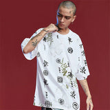 T-Shirt Dragon Japonais Floral