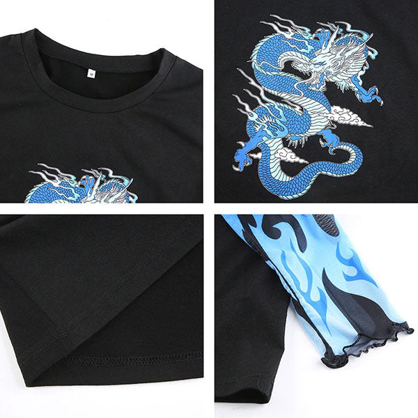 T-Shirt Dragon Manche Longue